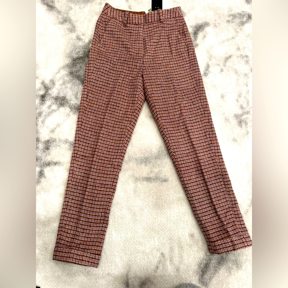 Frank and Oak wool high-rise, slim fit pant,NWT